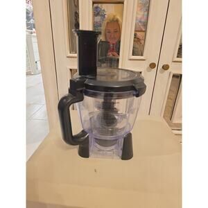 Ninja Blender Food Processor 8 Cup 64 oz Bowl w Lid Blade & Chute USED